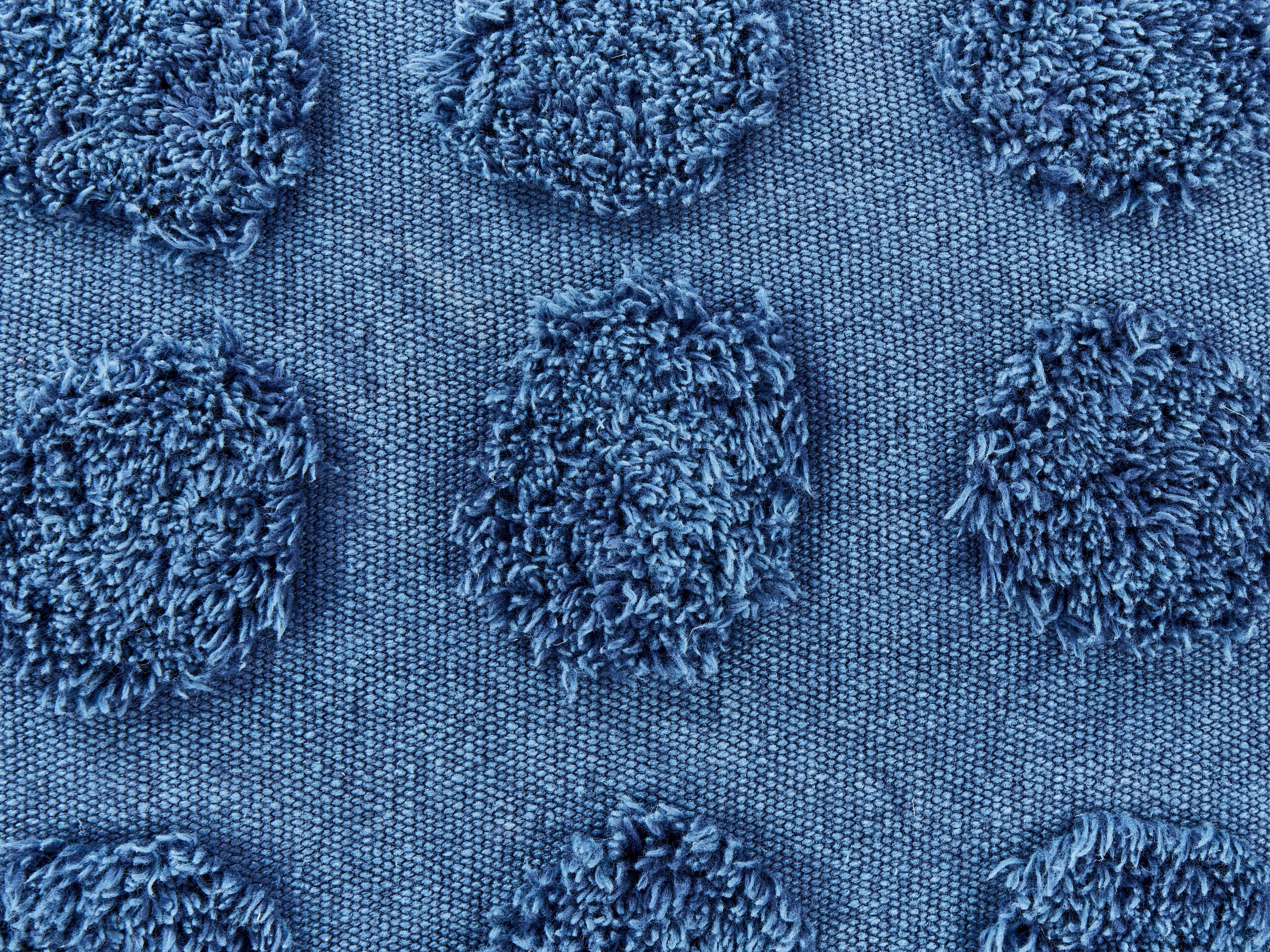  Pouffe VISHVI Cotton Blue
