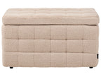  Storage Ottoman MICHIGAN Boucle Beige