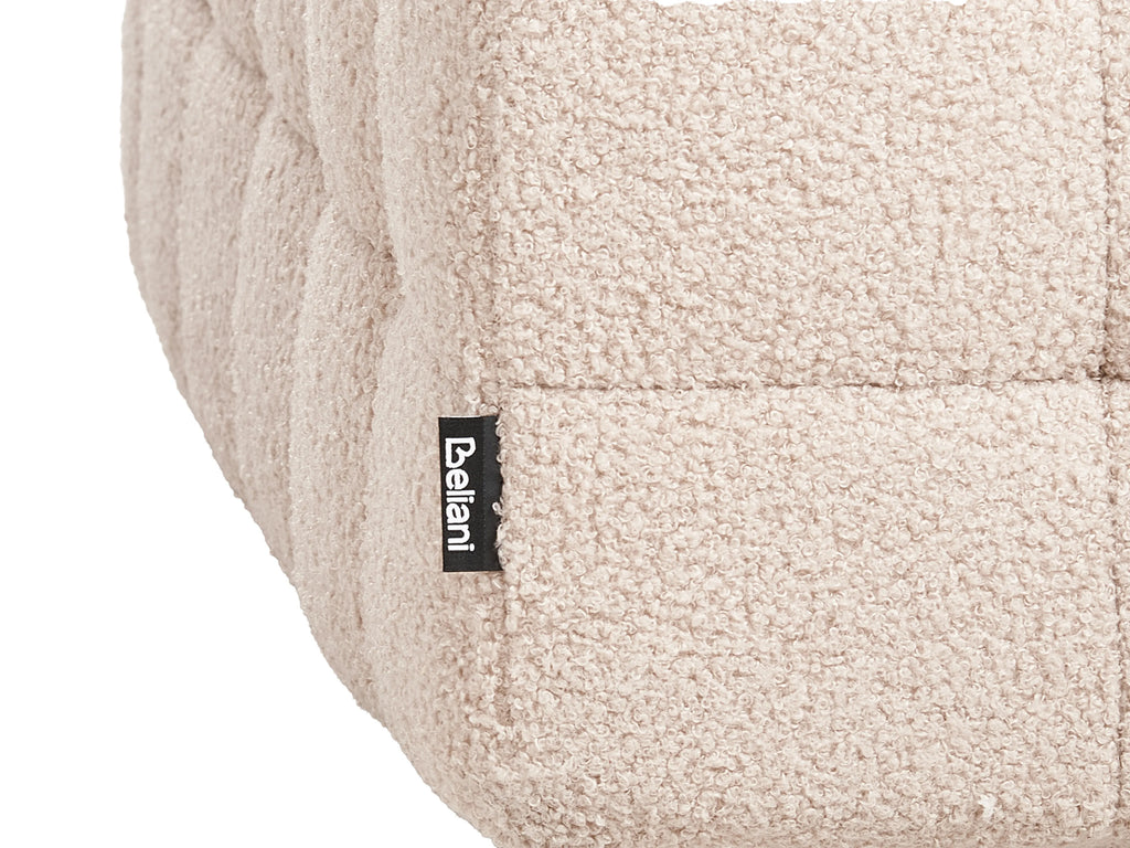  Storage Ottoman MICHIGAN Boucle Beige
