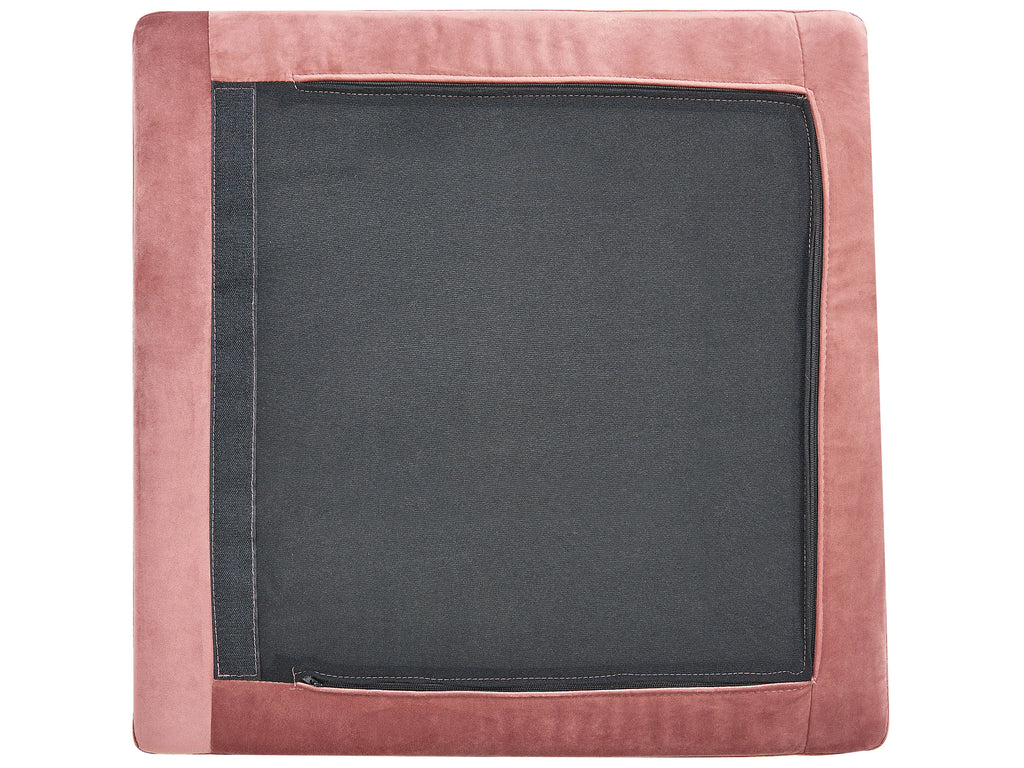  Ottoman EVJA Velvet Pink