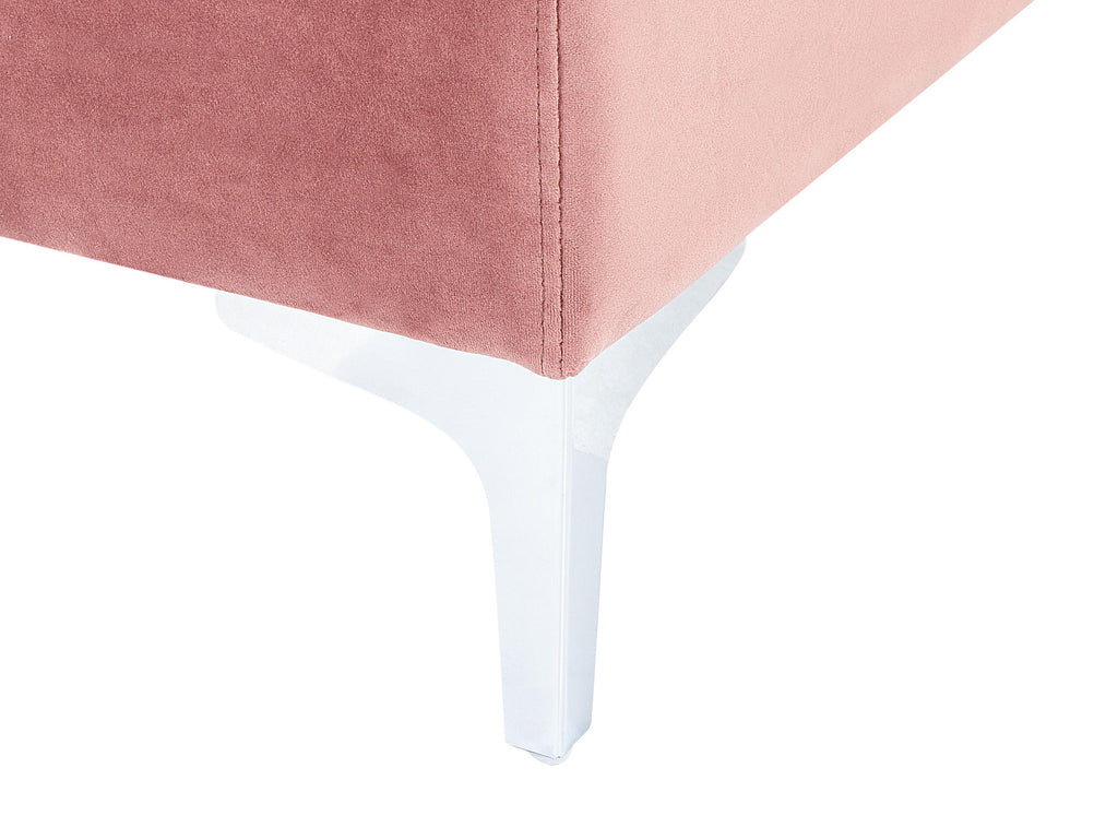  Ottoman EVJA Velvet Pink