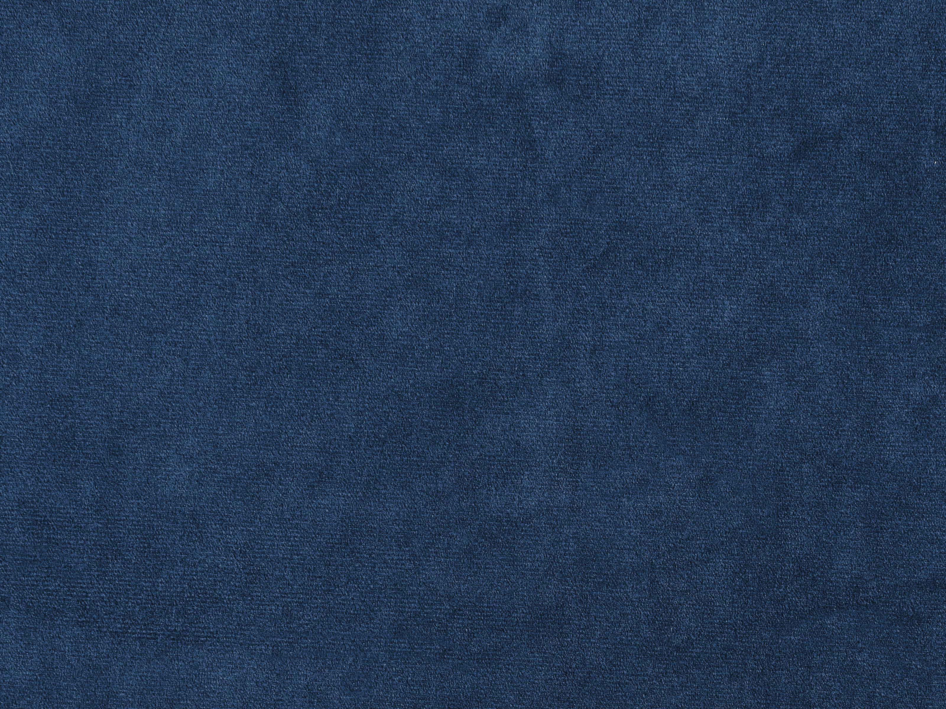  Ottoman EVJA Velvet Navy Blue