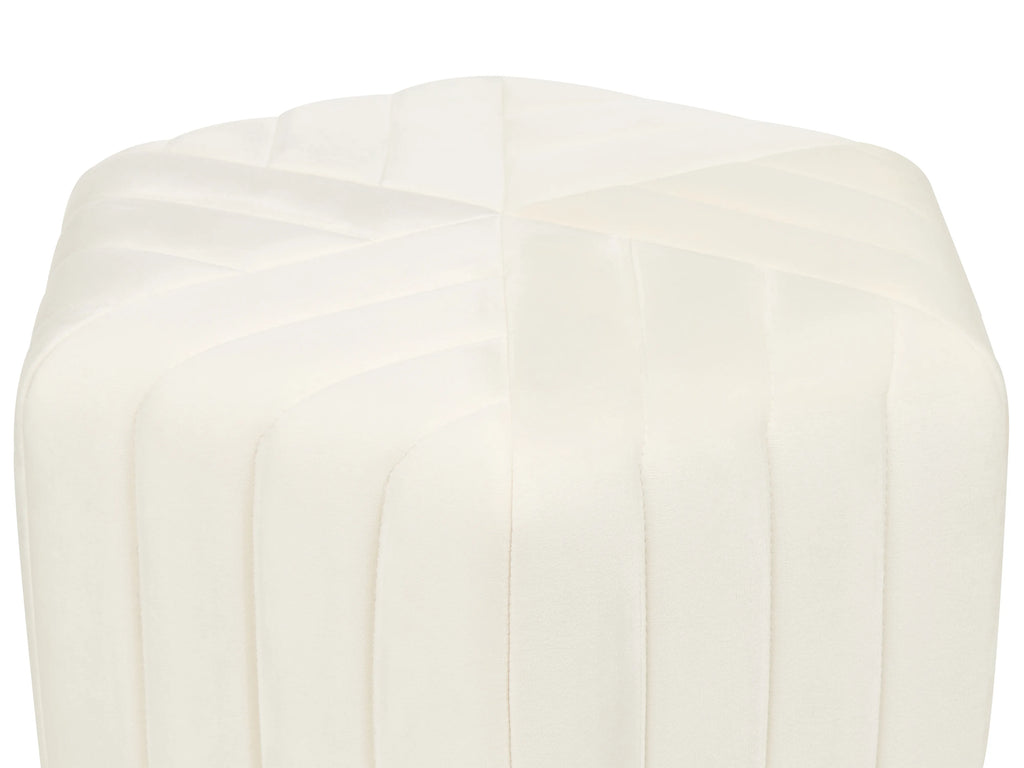  Pouffe MURIETTA Velvet Off-White