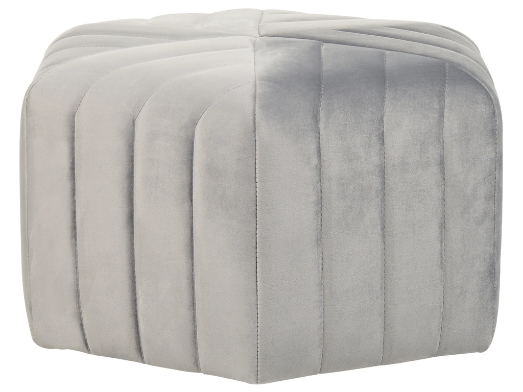  Pouffe MURIETTA Velvet Light Grey