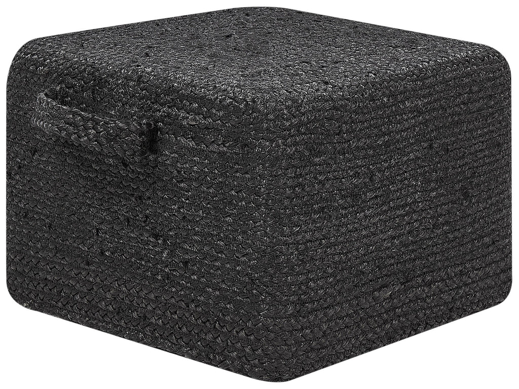  Pouffe DHADAR Jute Black