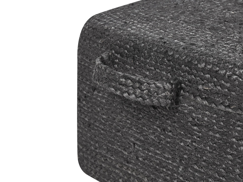  Pouffe DHADAR Jute Black