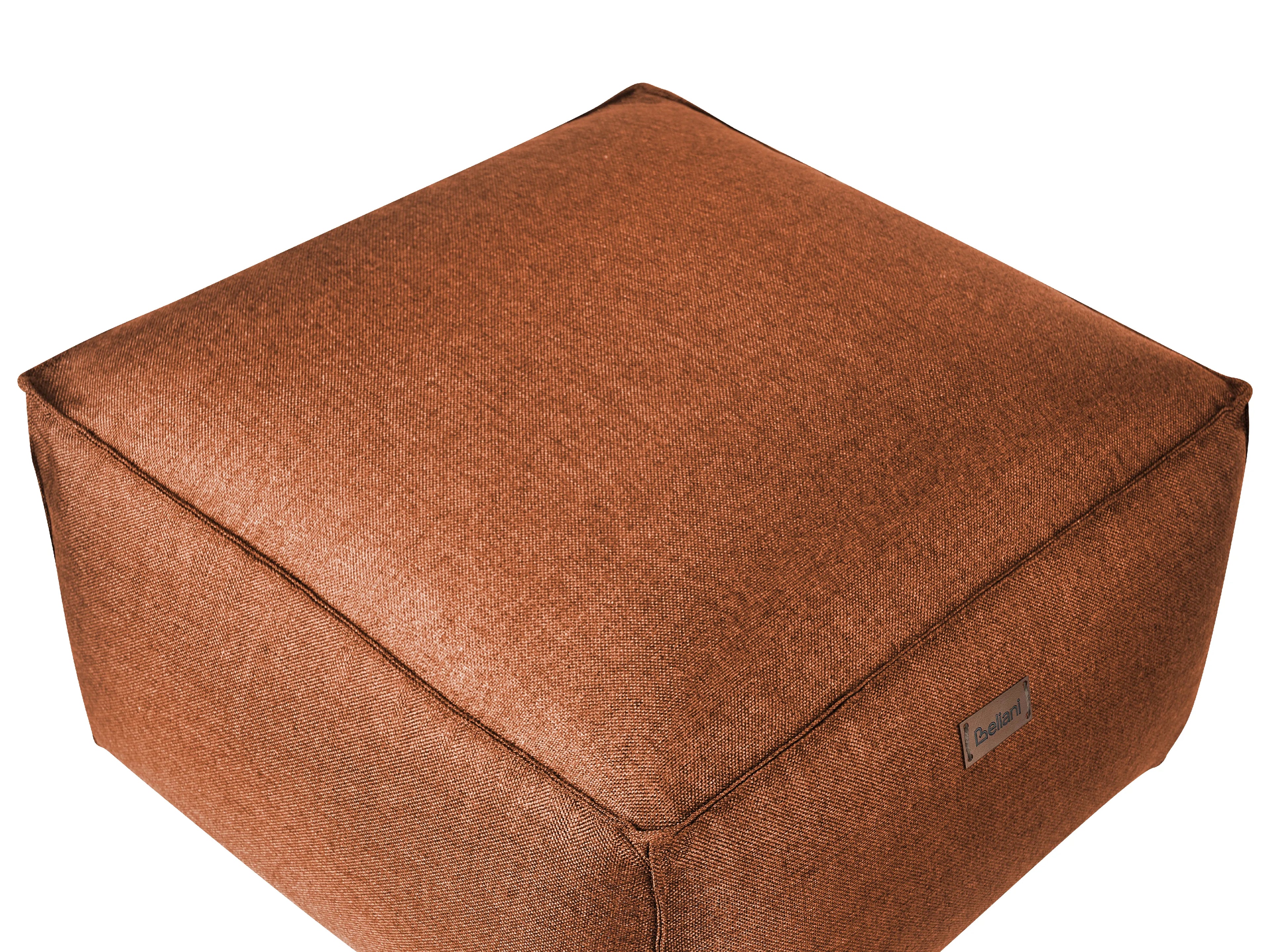  Pouffe MUKKI Fabric Golden Brown