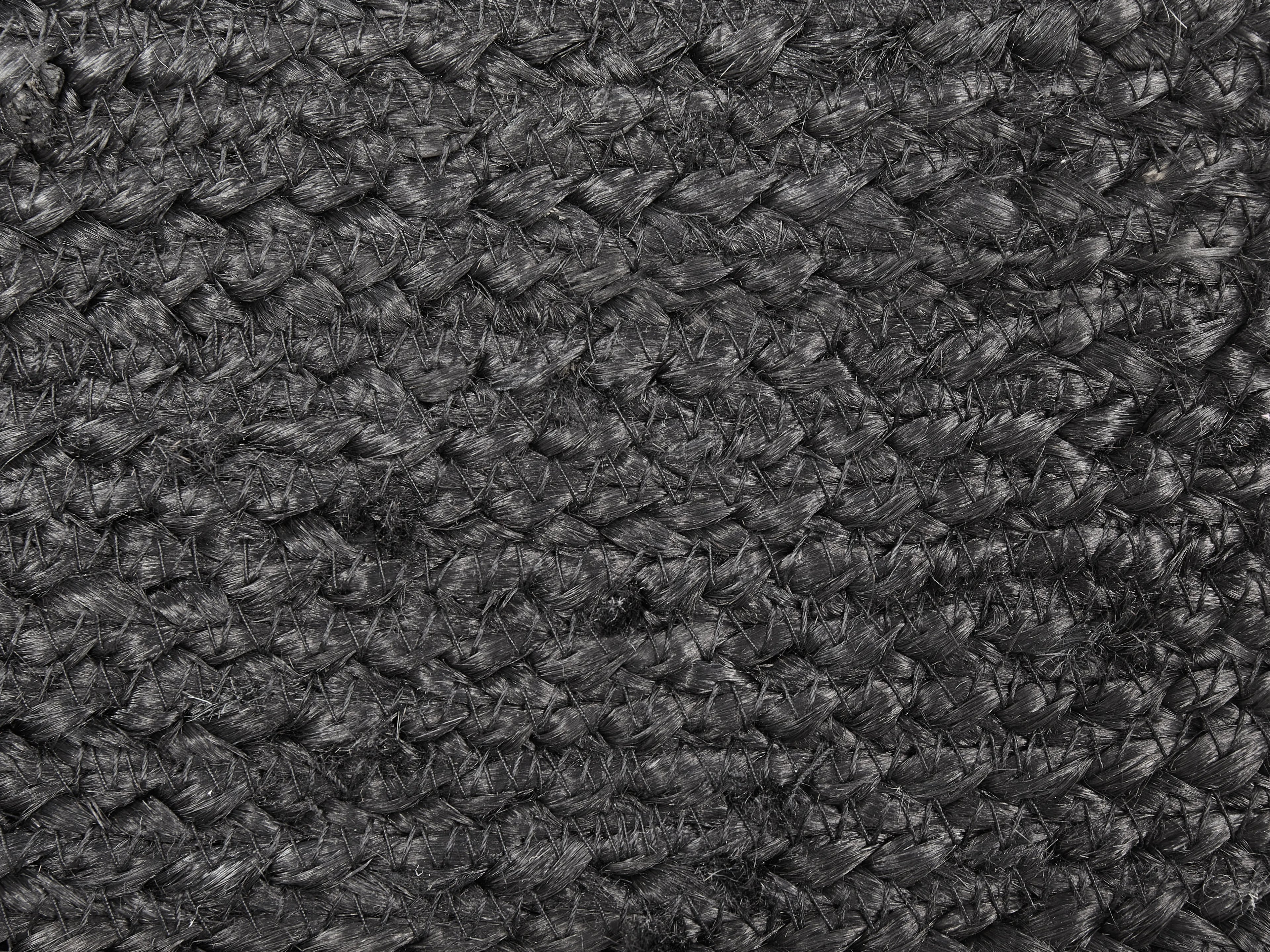  Pouffe DHADAR Jute Black