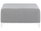  Ottoman ROVIGO Fabric Light Grey