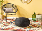  Pouffe DUKKI Jute Black