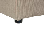  Ottoman LEMVIG Corduroy Taupe
