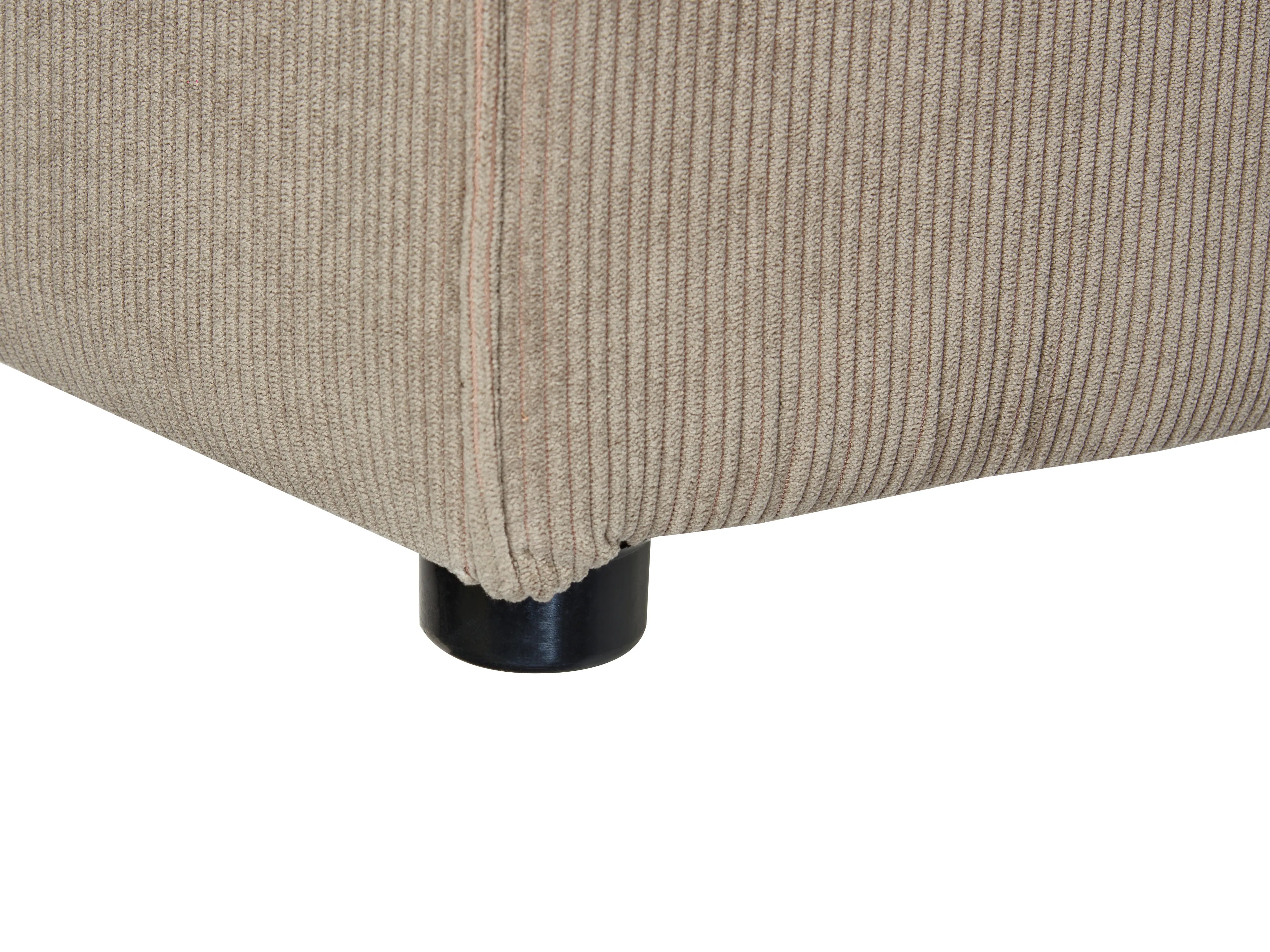  Ottoman LEMVIG Corduroy Taupe