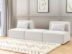  Ottoman LEMVIG Corduroy Off-White