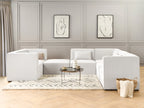  Ottoman LEMVIG Corduroy Off-White