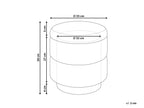  Storage Pouffe OGDEN Boucle White