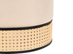  Pouffe YANKTON Velvet Light Beige