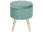  Storage Pouffe SILAS Velvet Mint Green