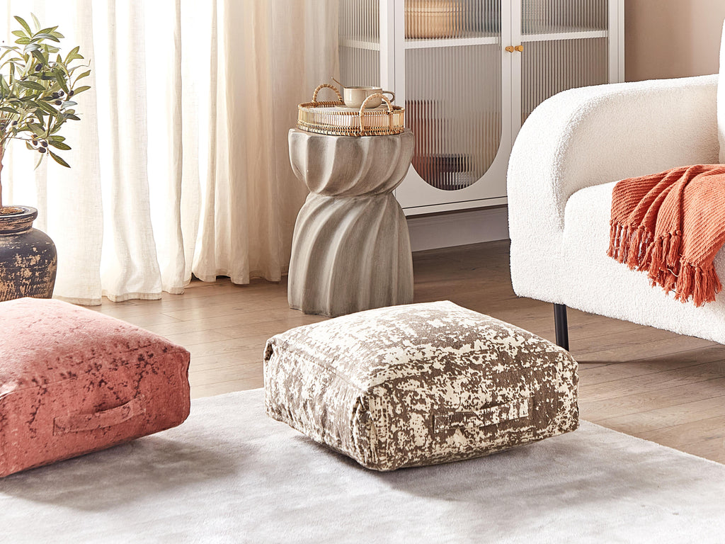  Pouffe SHASA Cotton Beige
