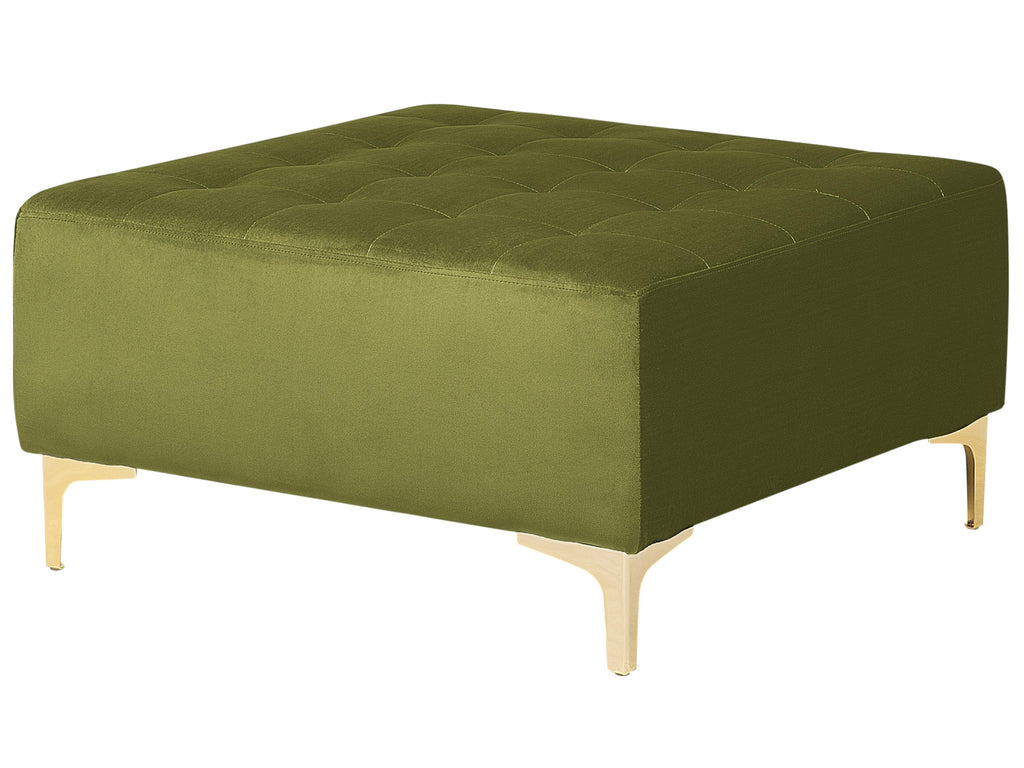  Ottoman ABERDEEN Velvet Green
