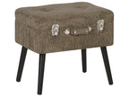  Storage Stool MALLARD Corduroy Light Brown