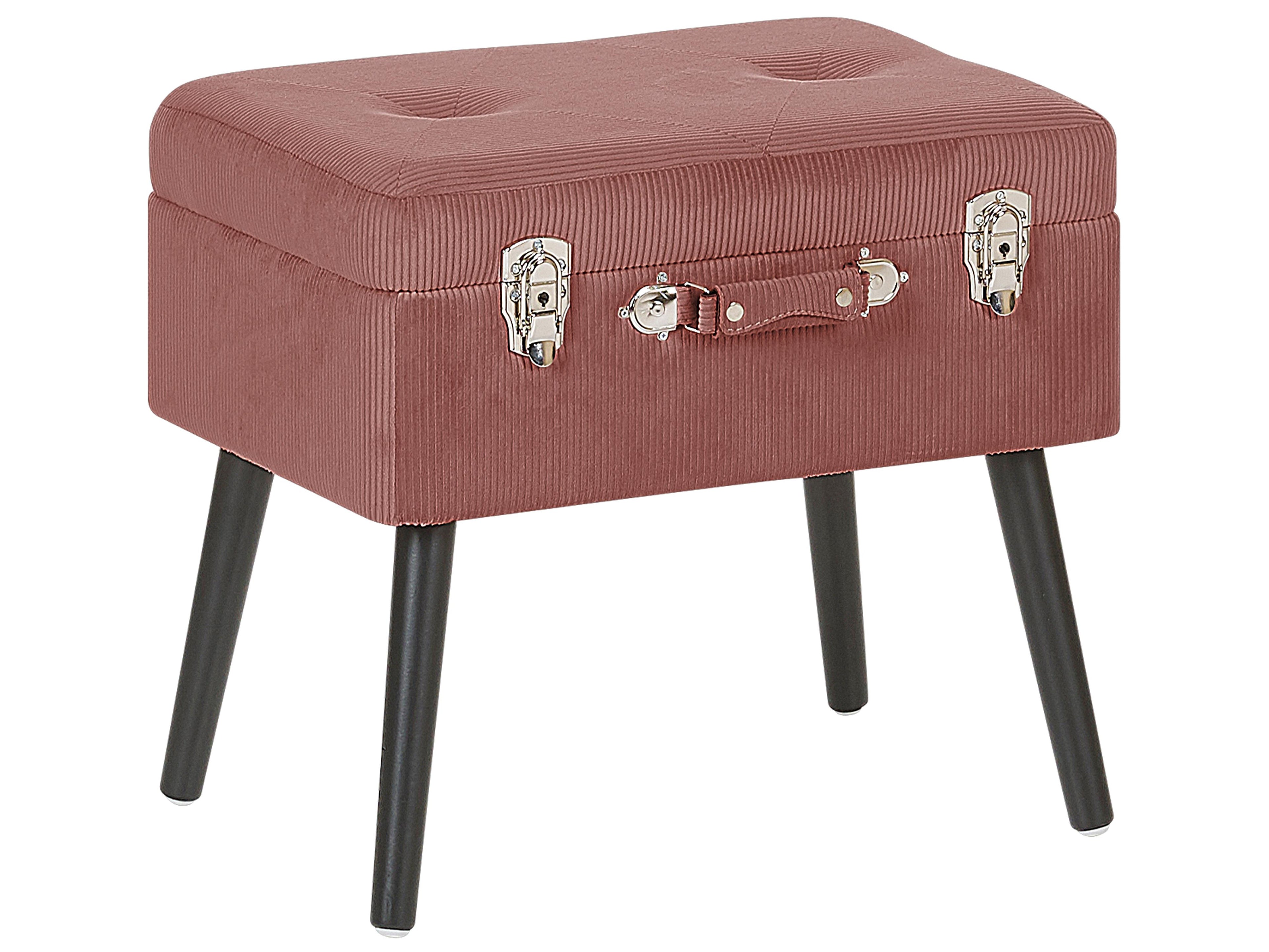  Storage Stool MALLARD Corduroy Pink