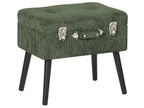  Storage Stool MALLARD Corduroy Dark Green