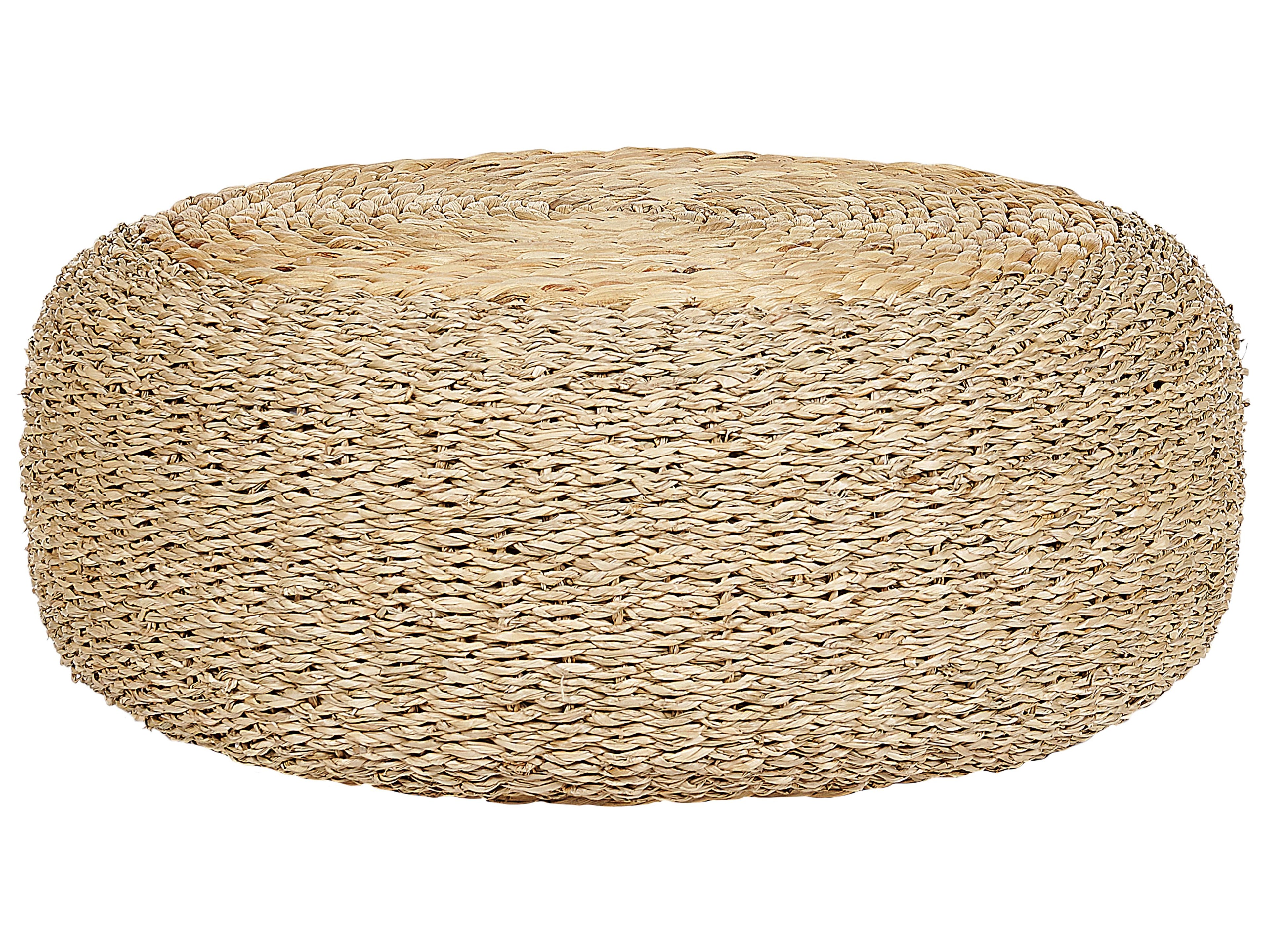  Pouffe BACKAN Water Hyacinth Beige