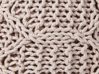 Pouffe Macramé TRIMAN Cotton Taupe
