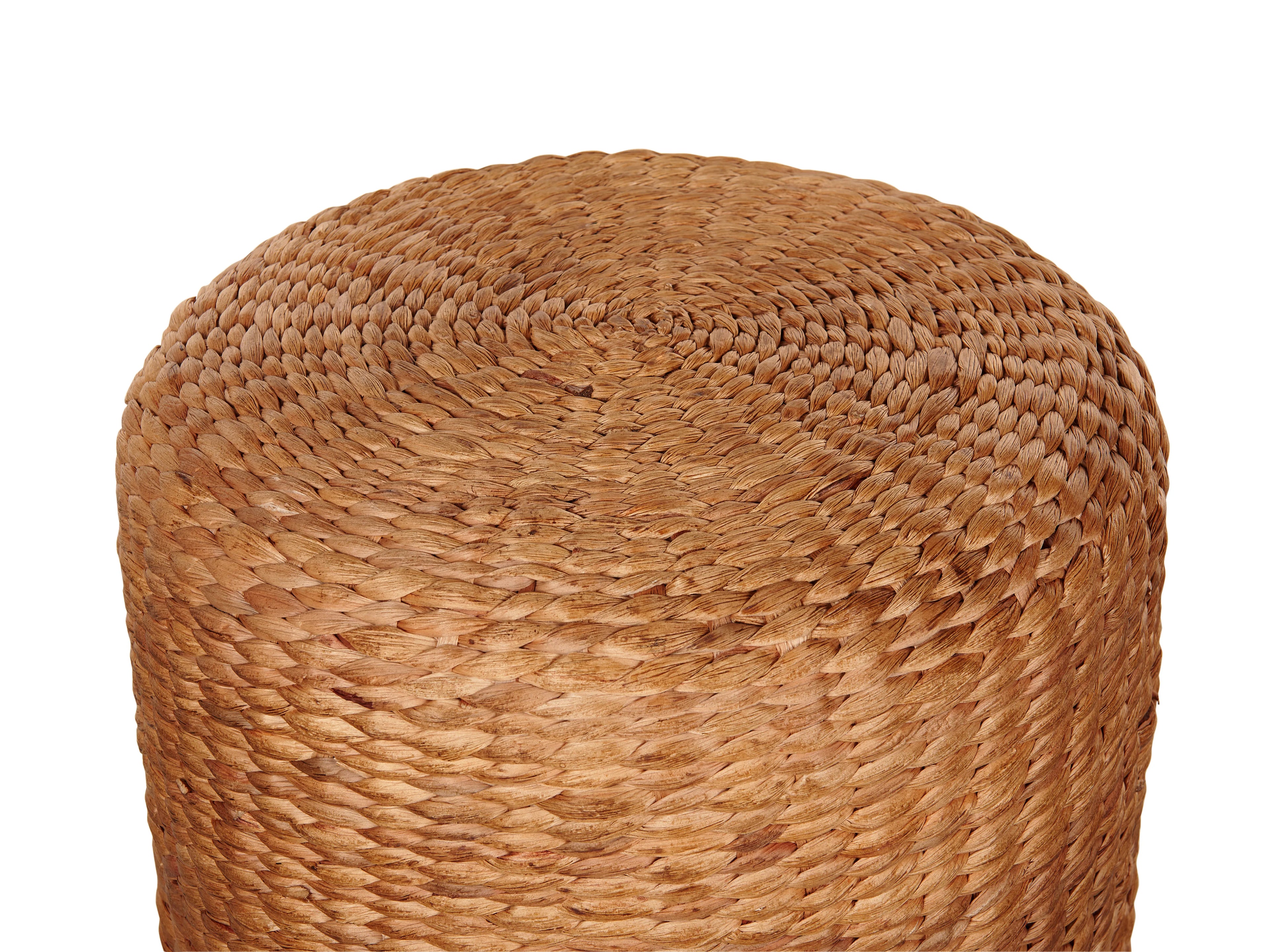  Pouffe BICHIR Water Hyacinth Beige
