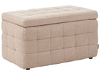  Storage Ottoman MICHIGAN Boucle Beige