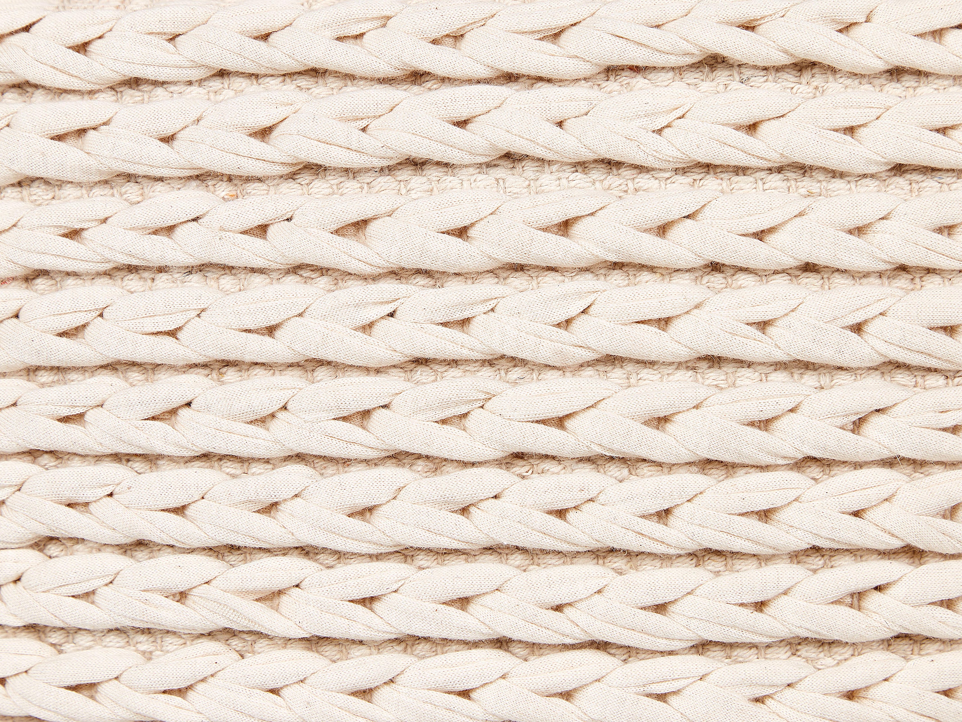  Pouffe DAMAN Cotton Light Beige