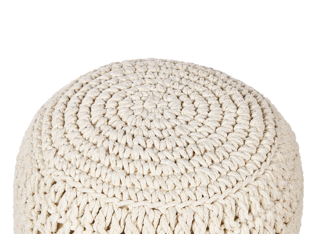  Pouffe ARPATU Cotton Light Beige