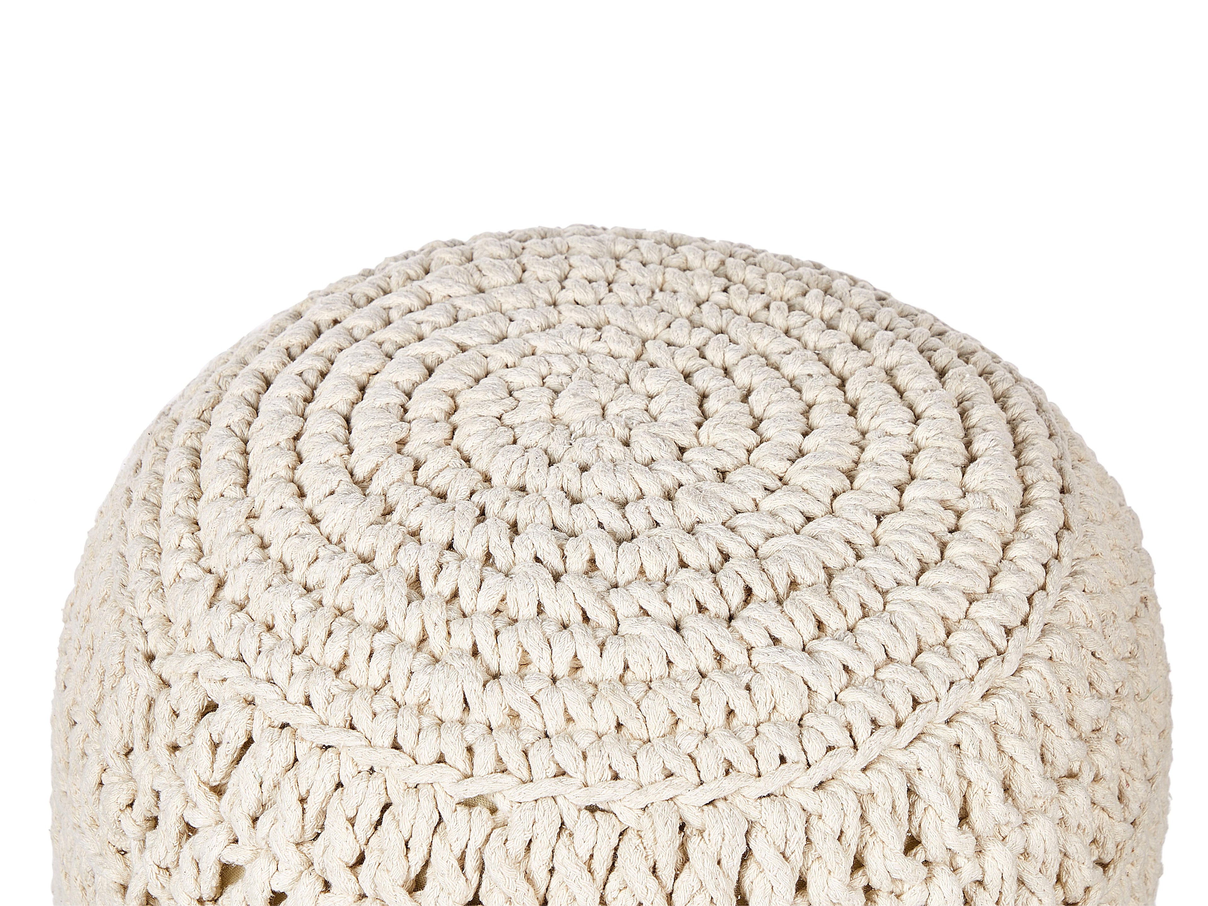  Pouffe ARPATU Cotton Light Beige