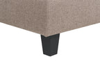  Ottoman UNSTAD Fabric Brown