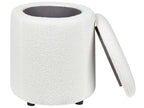  Storage Pouffe MARYLAND Boucle Off-White