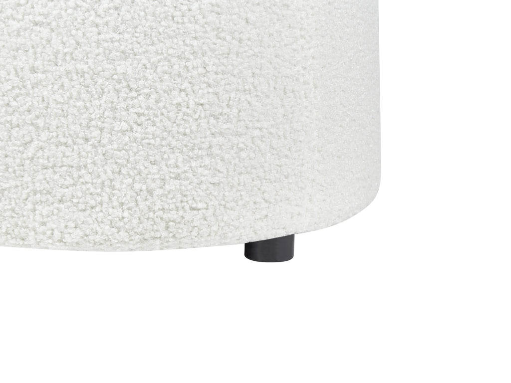  Storage Pouffe MARYLAND Boucle Off-White