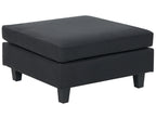  Ottoman UNSTAD Fabric Black