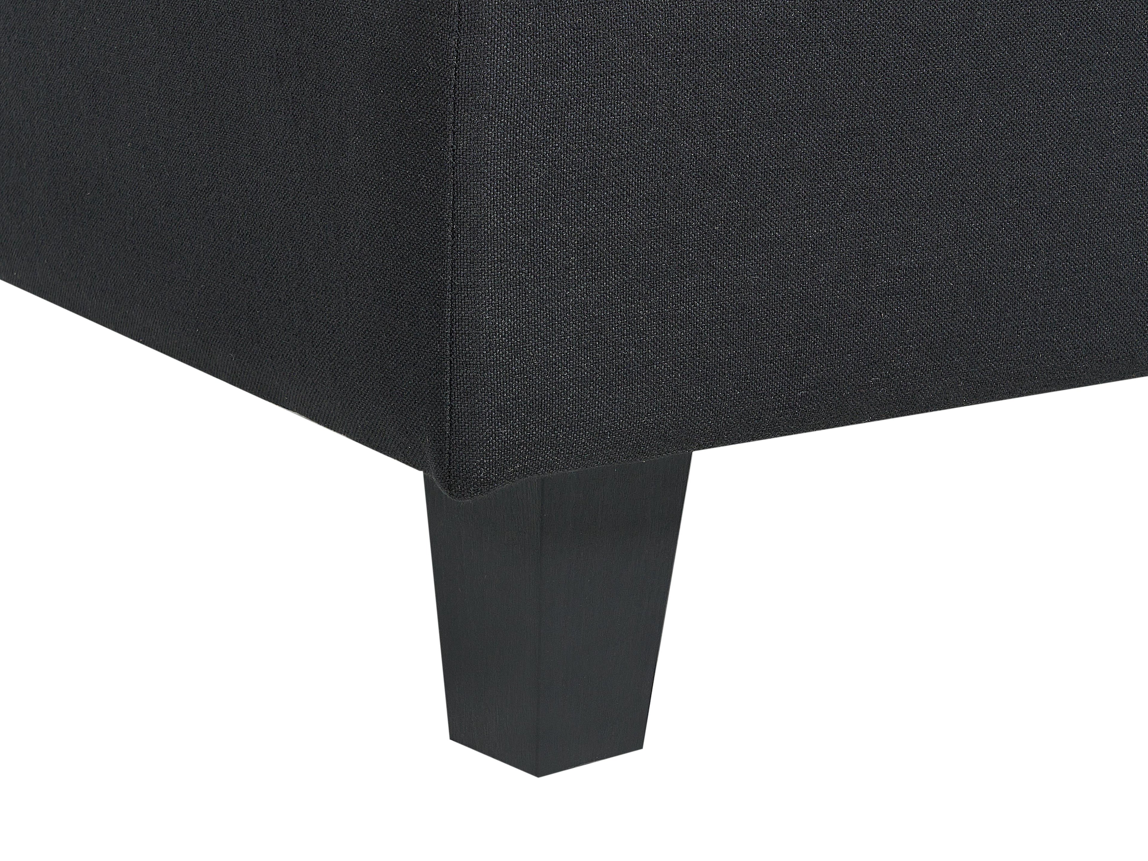  Ottoman UNSTAD Fabric Black