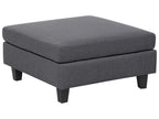  Ottoman UNSTAD Fabric Dark Grey