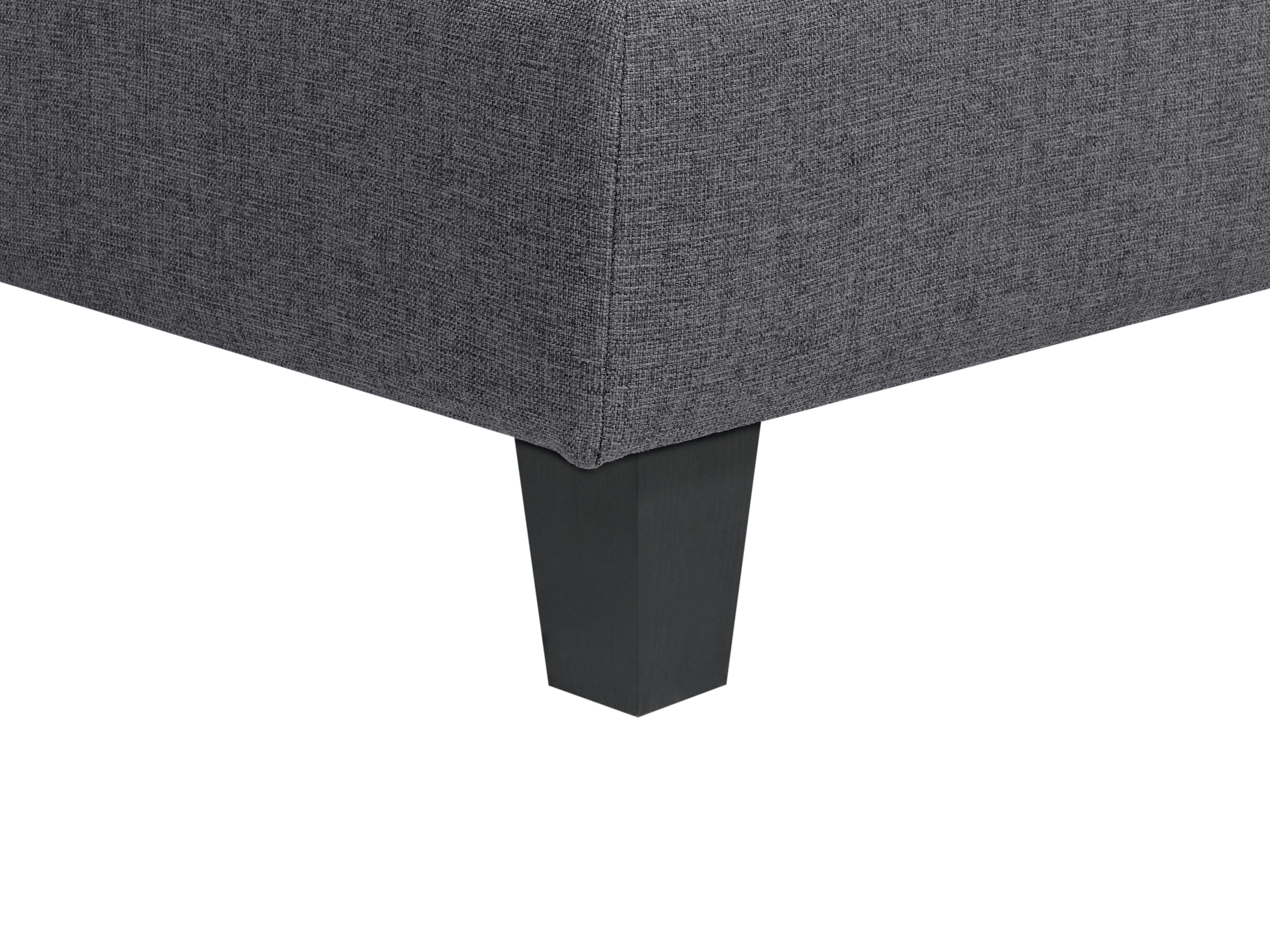  Ottoman UNSTAD Fabric Dark Grey