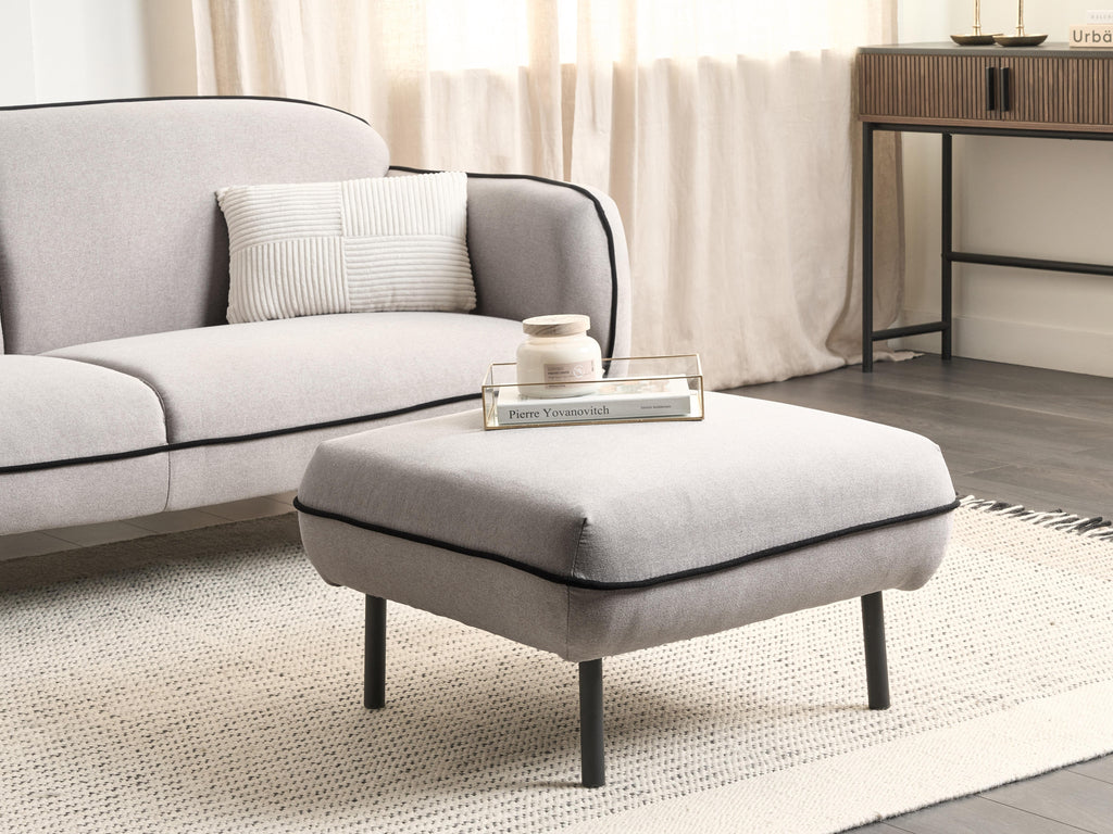  Ottoman TONSBERG Fabric Grey