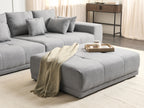  Ottoman TORPO Fabric Grey