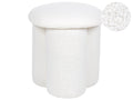  Pouffe CARRINGTON Boucle Off-White