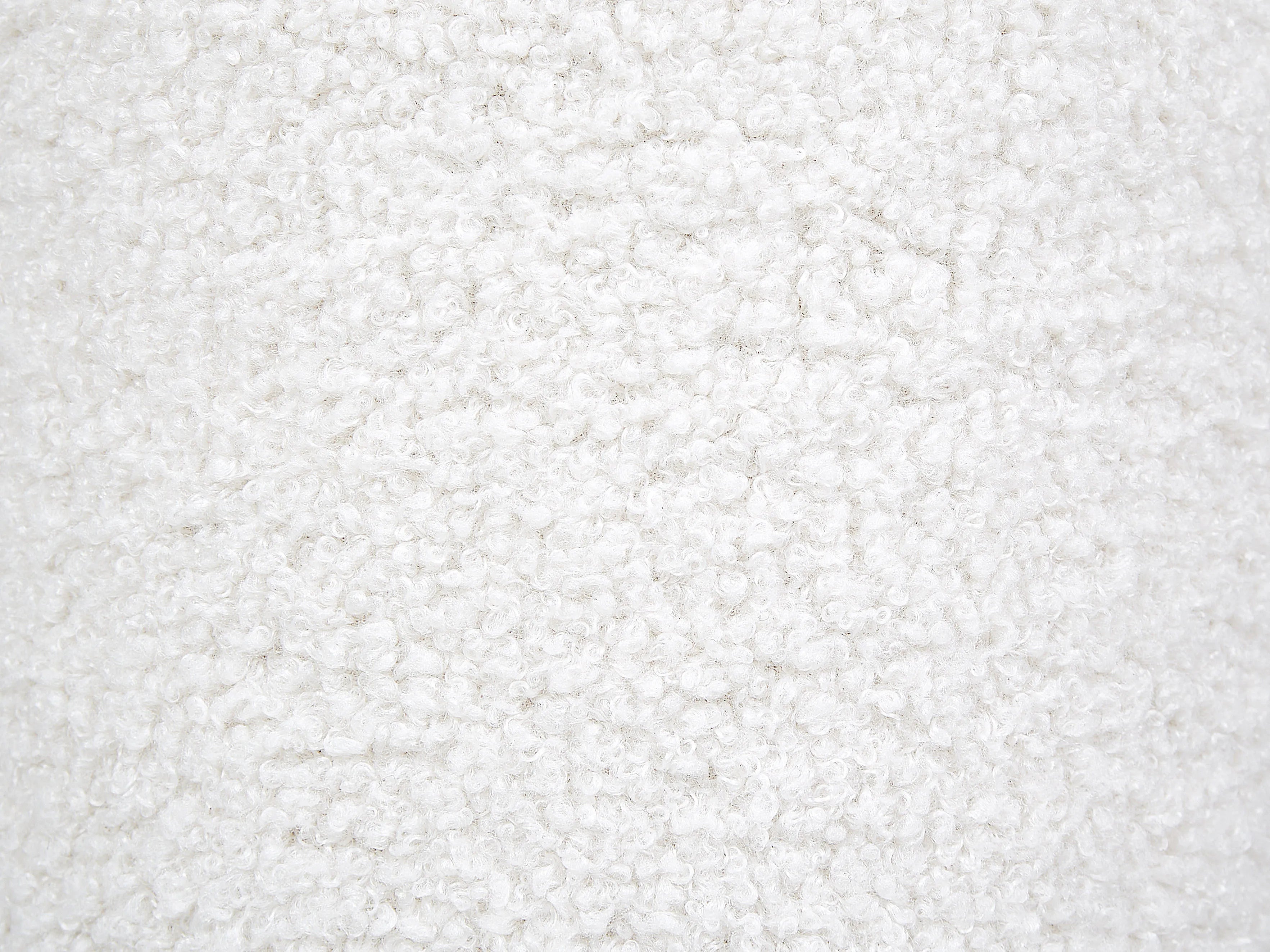  Pouffe CARRINGTON Boucle Off-White