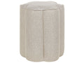  Pouffe TAPPEN Faux Linen Beige