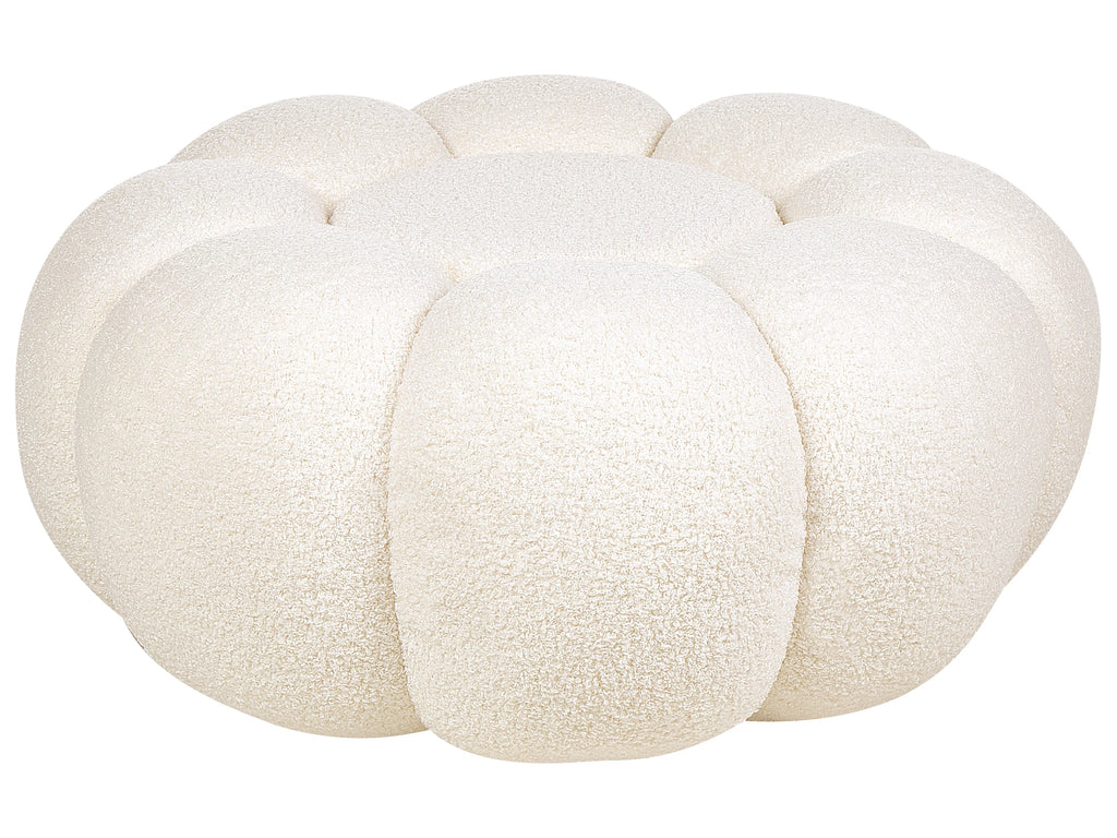  Pouffe BEAUFORT Boucle Off-White