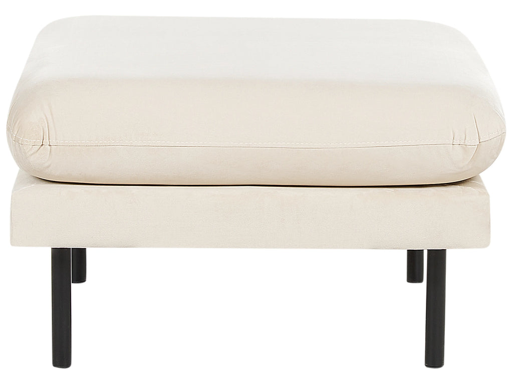  Ottoman VINTERBRO Velvet Light Beige