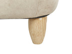  Storage Animal Stool ELEPHANT Faux Leather Taupe Elephant
