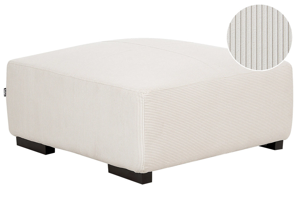  Ottoman LUNGO Corduroy Off-White