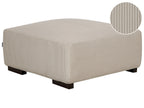  Ottoman LUNGO Corduroy Beige